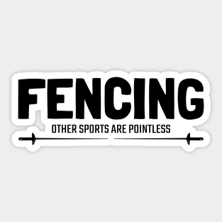 fencing Sticker